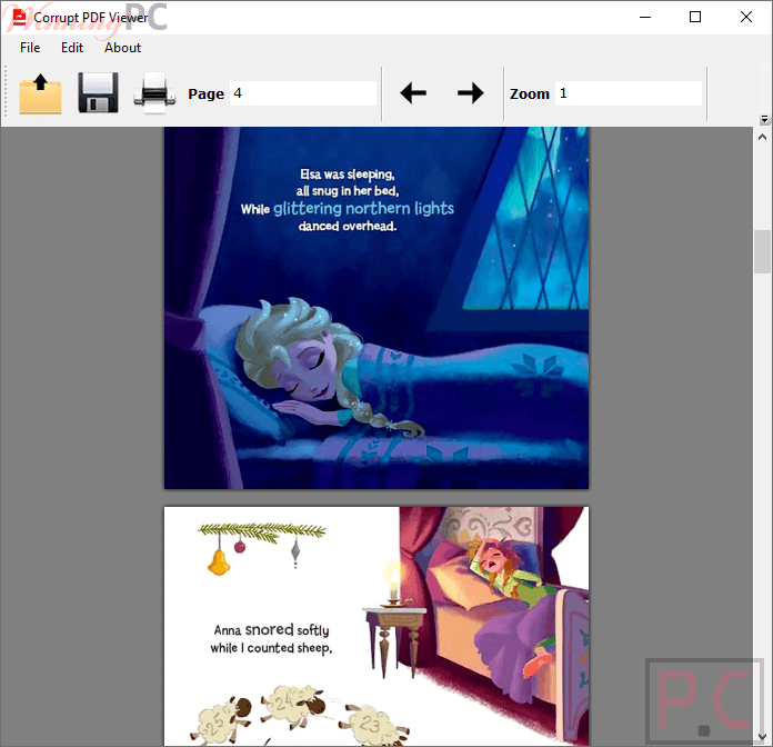 Corrupt Pdf Viewer Screenshot Corrupt Pdf Viewer Screenshot