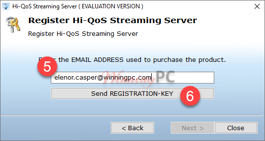 Send Key Hi Qos Streaming Server