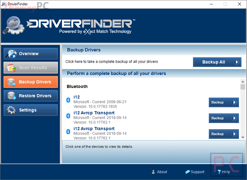 Backup Drivers Driverfinder