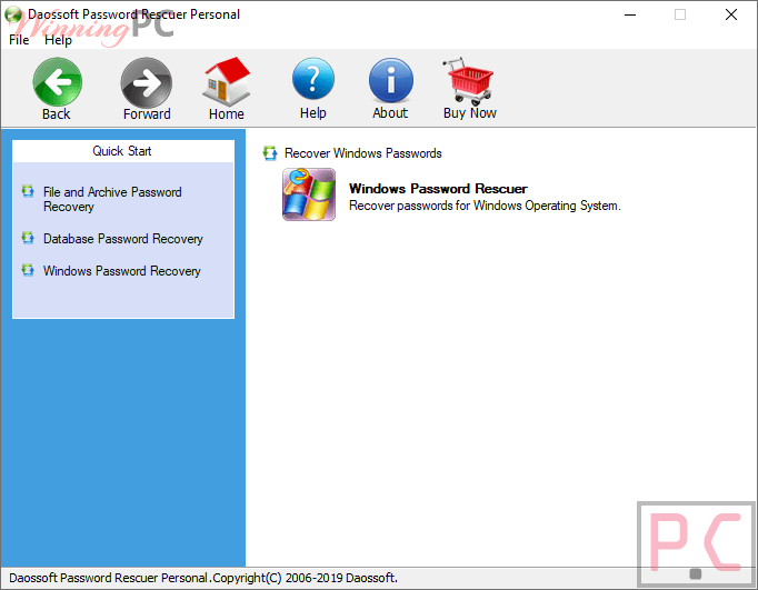 Recover Windows Passwords Password Rescuer