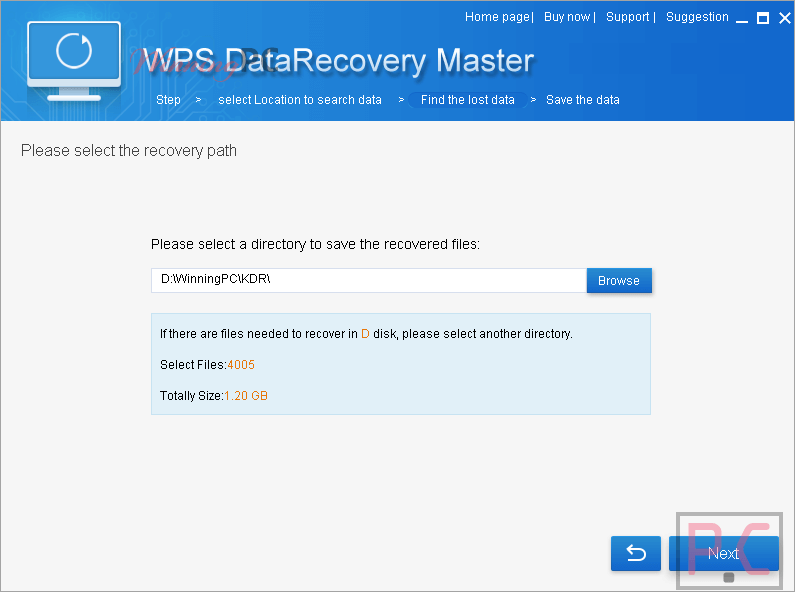 Recycle Bin Wps Data Recovery Master
