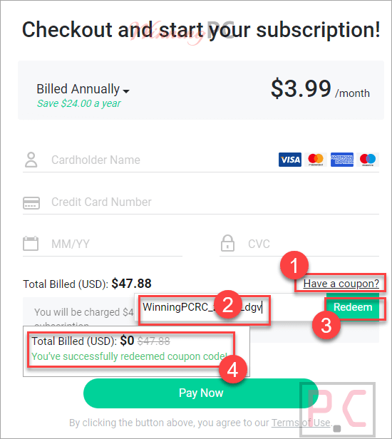 Redeem Code Recordcast