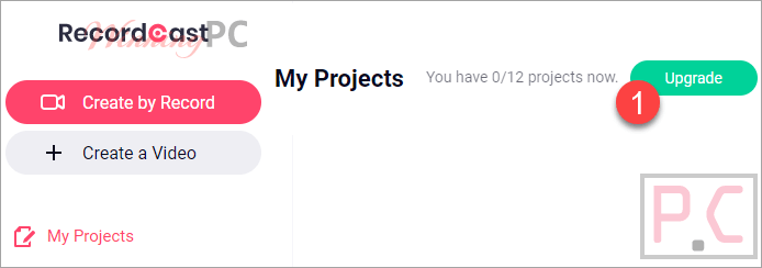 Upgrade Recordcast