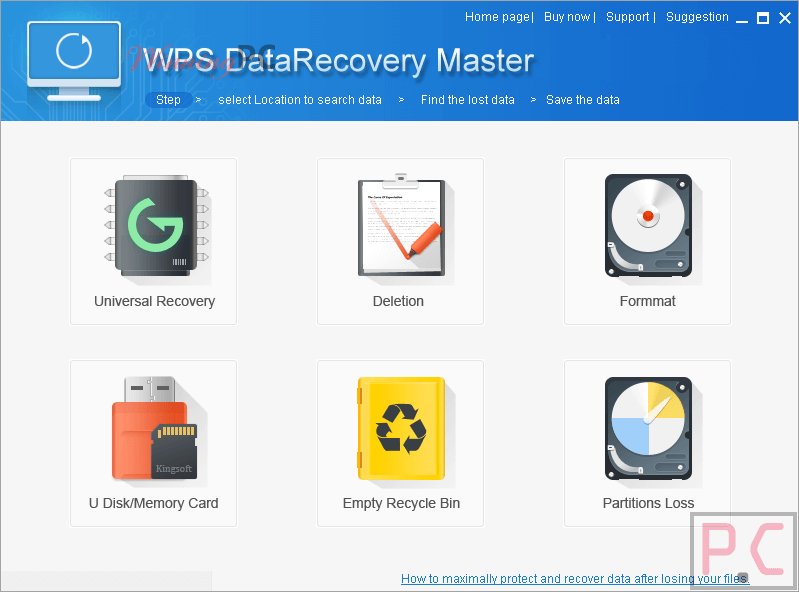 Wps Data Recovery Master Screenshot