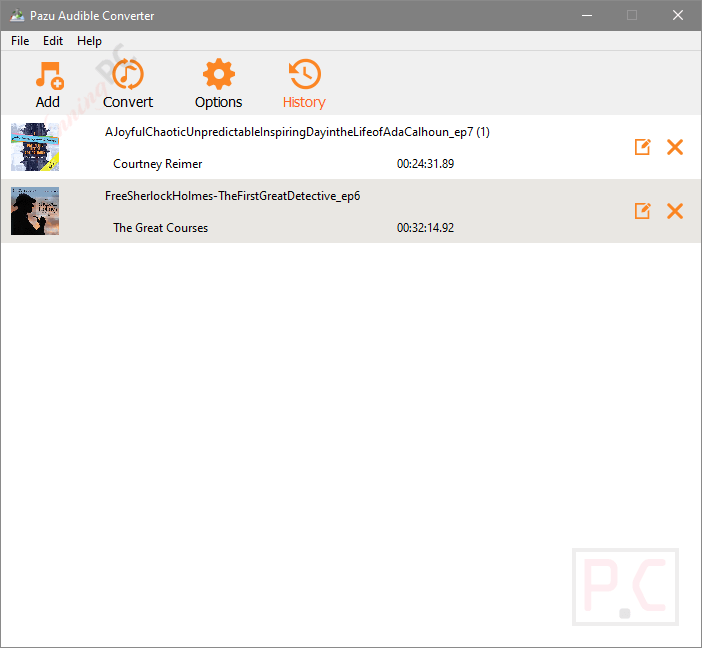 Add Files Pazu Audible Converter