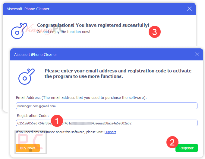 Aiseesoft Iphone Cleaner License Key Free