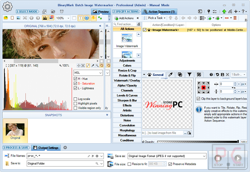 Binarymark Batch Image Watermarker Pro Screenshot Binarymark Batch Image Watermarker Pro Screenshot