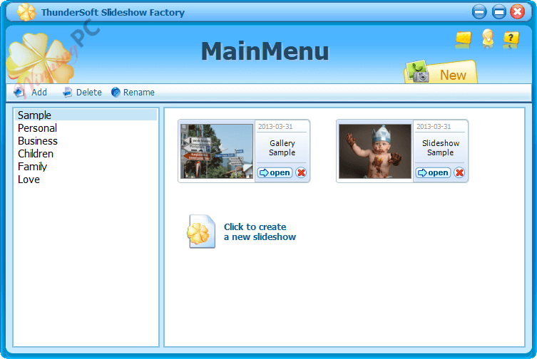 Thundersoft Slideshow Factory Screenshot 2024