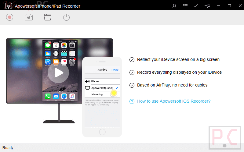 Apowersoft Iphone Ipad Recorder Screenshot Apowersoft Iphone/Ipad Recorder Screenshot