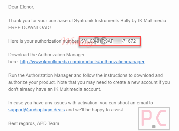 License Key Syntronik Instruments Bully