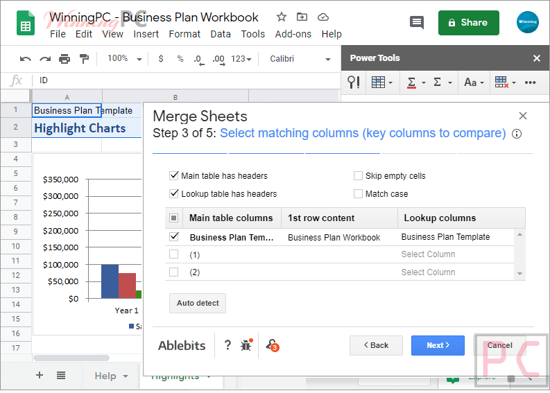 Matching Columns Ablebits Merge Sheets Add On For Google Sheets Matching Columns Ablebits Merge Sheets Add On For Google Sheets