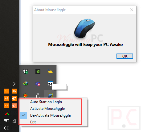 Mousejiggle Screenshot