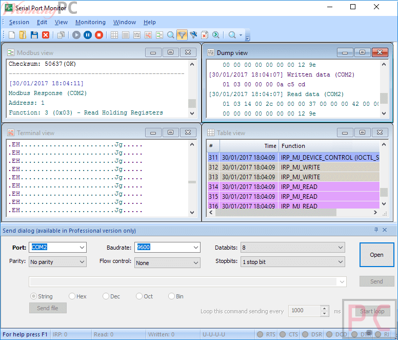 Session Eltima Serial Port Monitor Session Eltima Serial Port Monitor