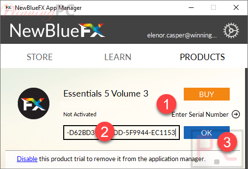 Activate Newblue Essentials 5 Volume Activate Newblue Essentials 5 Volume