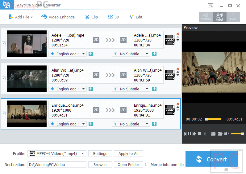 Convert Video Anymp4 Dvd Toolkit