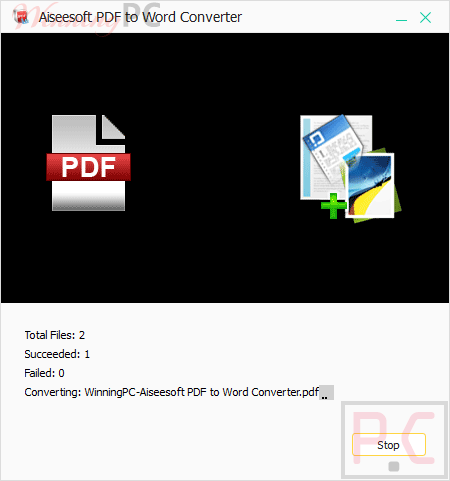 Converting Aiseesoft Pdf To Word Converter