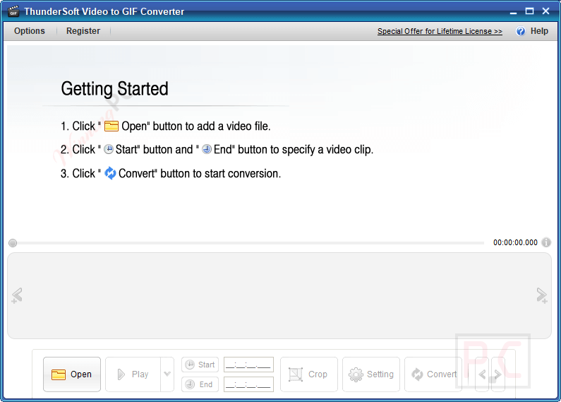Thundersoft Video To Gif Converter Main Screenshot Thundersoft Video To Gif Converter Main Screenshot