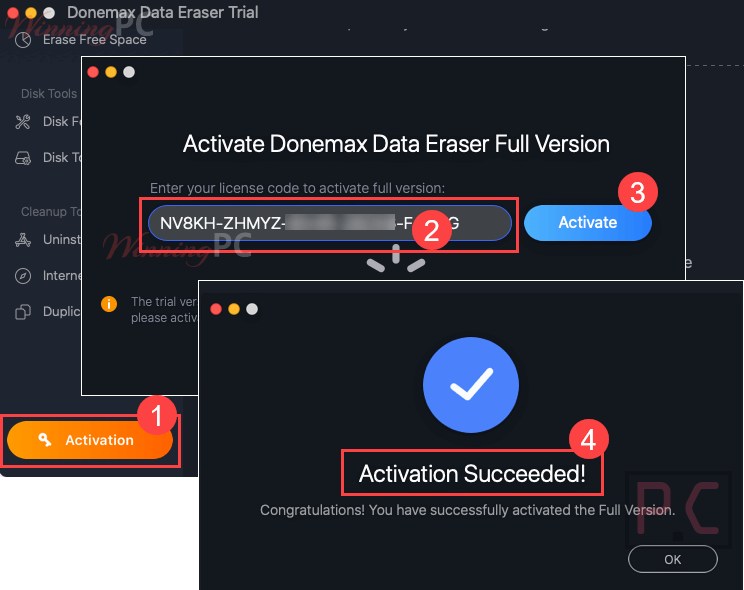 Donemax Data Eraser For Mac Key Code Free Donemax Data Eraser For Mac Free License Key