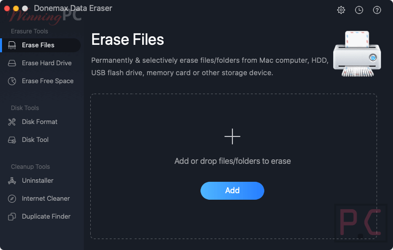 Donemax Data Eraser For Mac Screenshot Donemax Data Eraser For Mac Screenshot