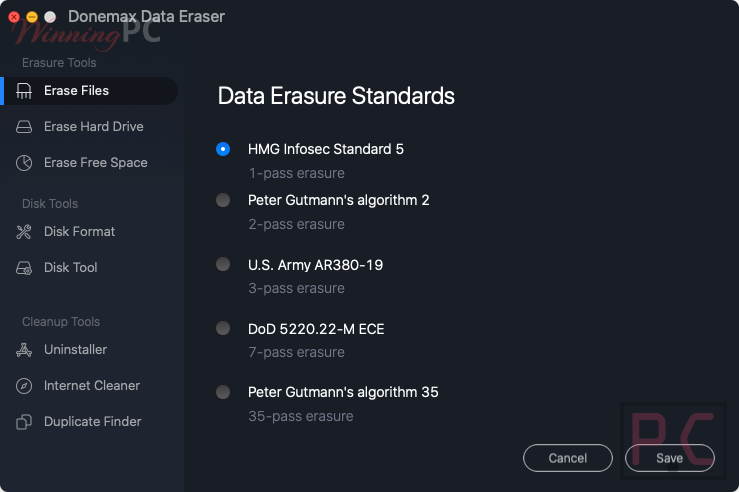 Donemax Data Eraser For Mac Settings Donemax Data Eraser For Mac Settings