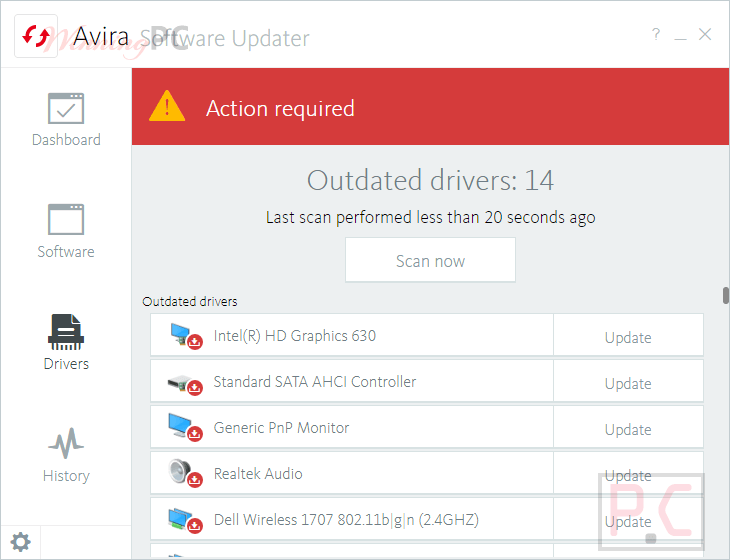 Drivers Avira Software Updater Pro