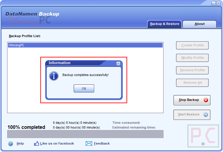 Datanumen Backup Process Datanumen Backup Process