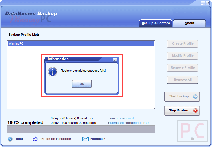 Datanumen Backup Restore Datanumen Backup Restore