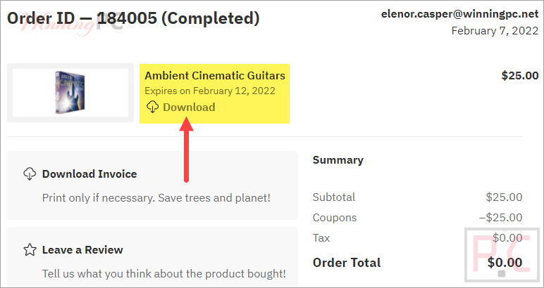 Download Ambient Cinematic Guitars Download Ambient Cinematic Guitars