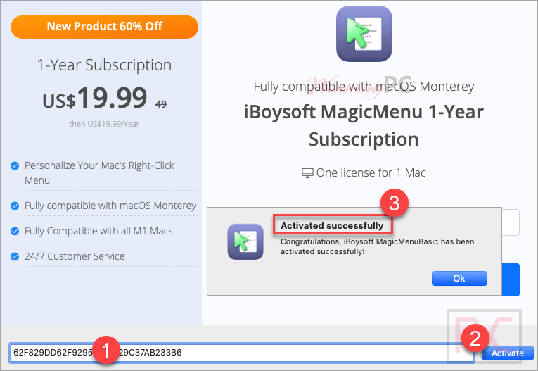 Iboysoft Magicmenu Activation