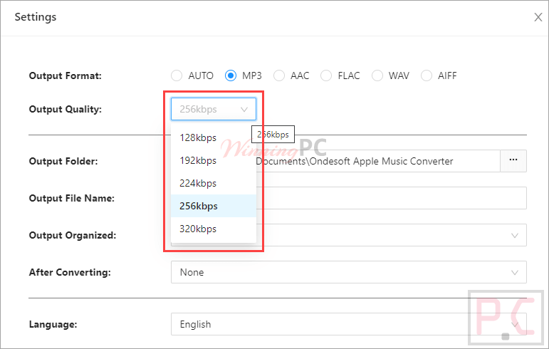 Ondesoft Apple Music Converter Output Quality Ondesoft Apple Music Converter Output Quality