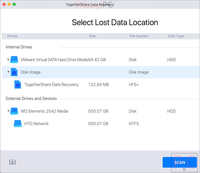 Togethershare Data Recovery For Mac Screenshot Togethershare Data Recovery For Mac Screenshot