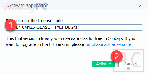 Enter Code Qiling Safe Disk
