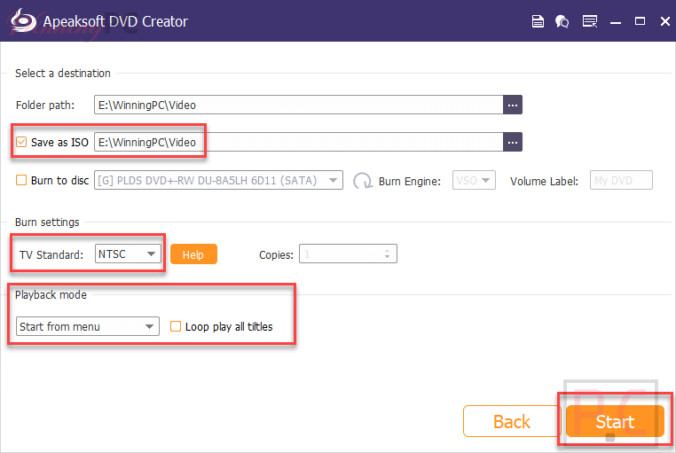 Save As Iso Apeaksoft Dvd Creator