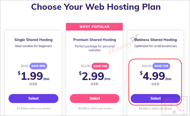 Hostinger Choose Hosting Plan Hostinger Choose Hosting Plan