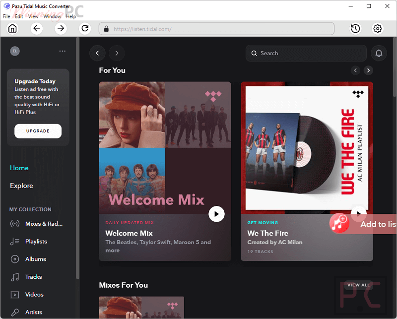 Pazu Tidal Music Converter Giveaway License For Free