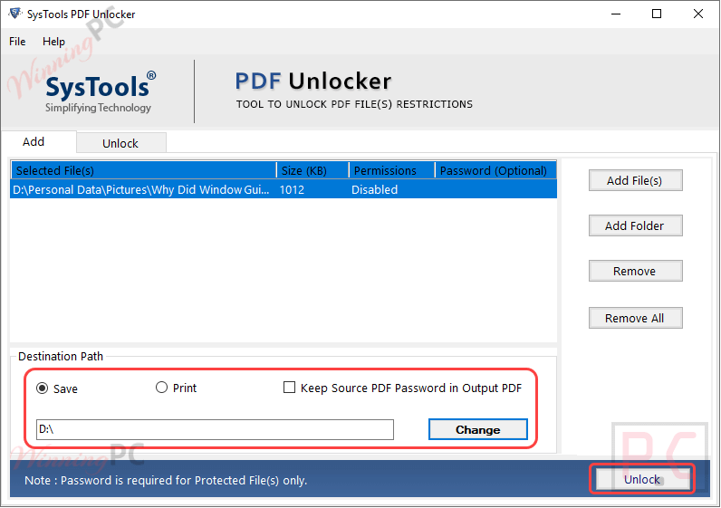 Systools Pdf Unlocker Add Pdf File Systools Pdf Unlocker Add Pdf File