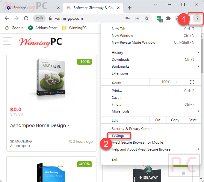 Activate Avast Secure Browser Pro Activate Avast Secure Browser Pro