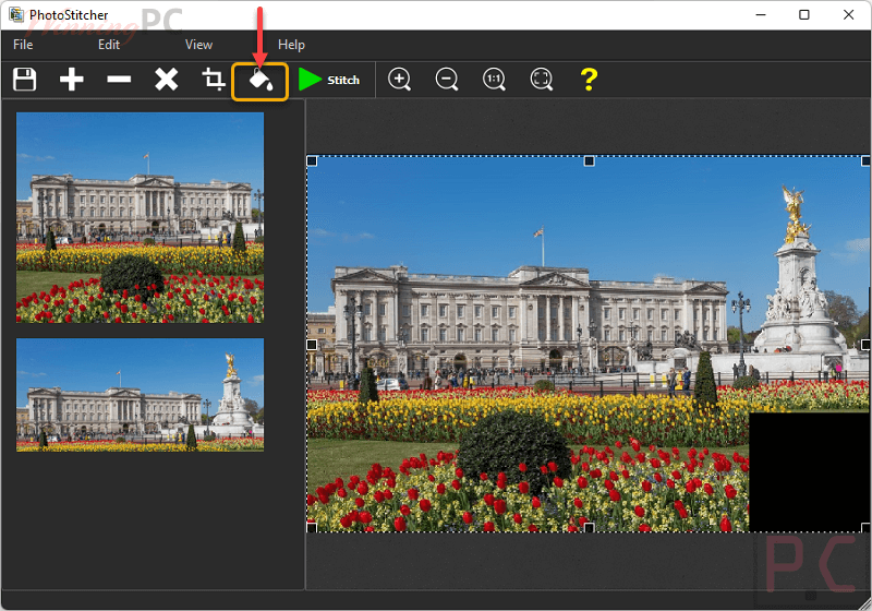 Image Completion Teorex Photostitcher