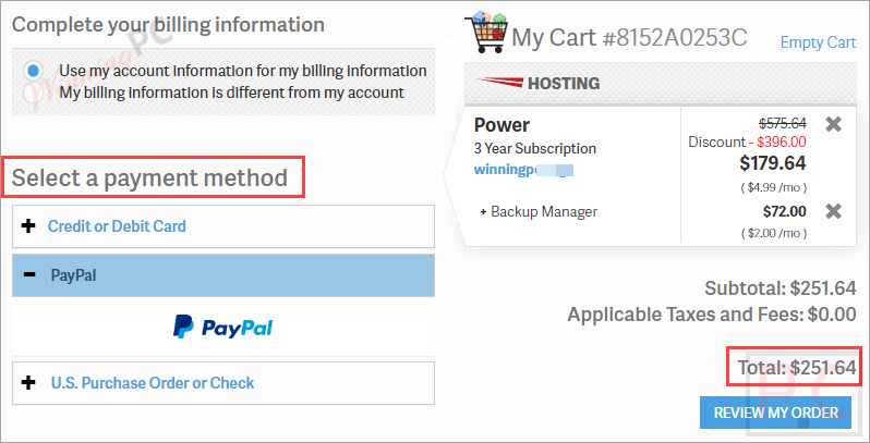 Inmotion Hosting Complete Your Billing Inmotion Hosting Complete Your Billing