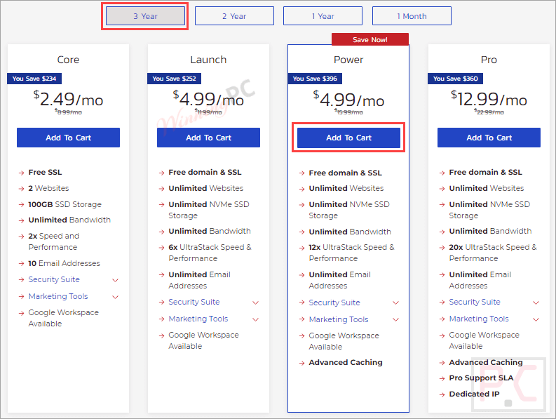 Inmotion Hosting Select A Plan Inmotion Hosting Plans