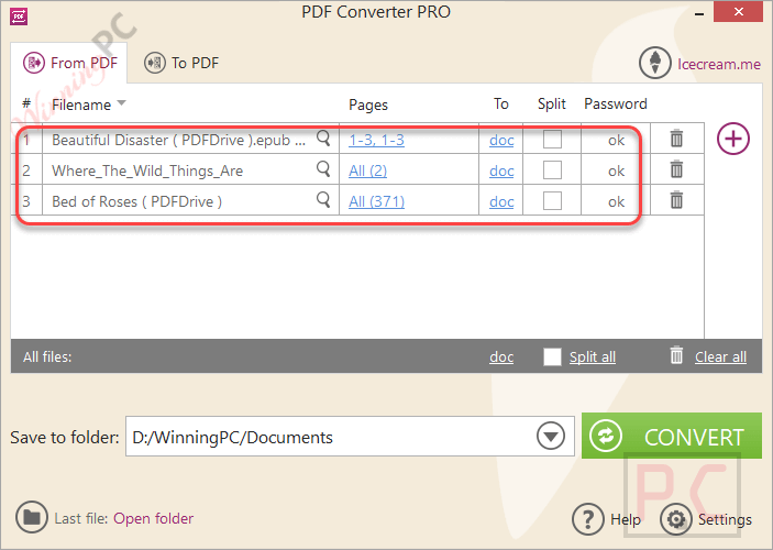 Multiple Files Icecream Pdf Converter Pro