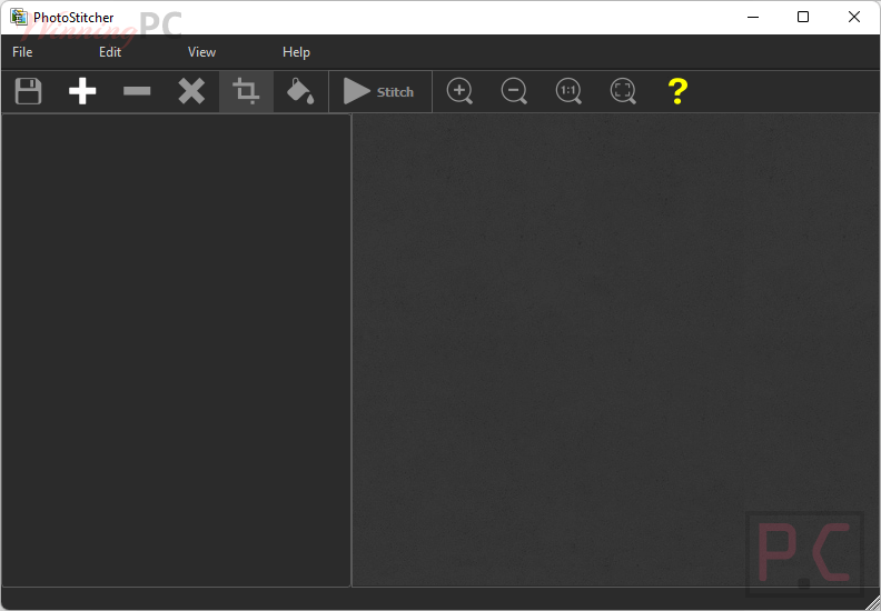 Screenshot Teorex Photostitcher