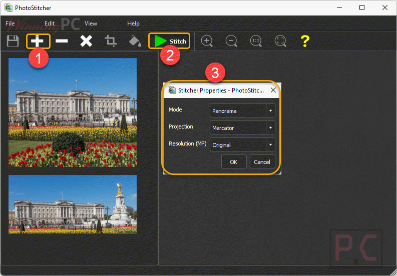 Teorex Photostitcher Add Image