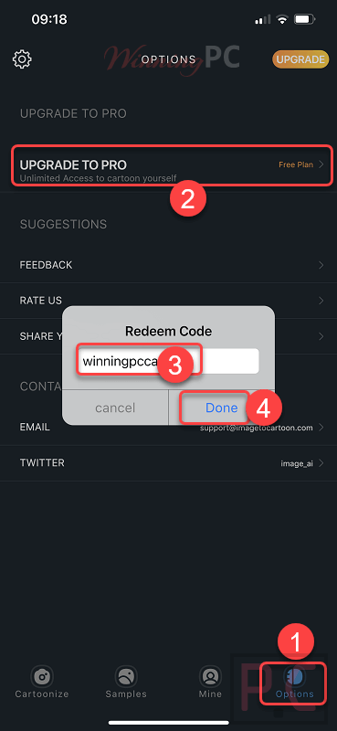 Redeem Code Cartoonize Redeem Code Cartoonize