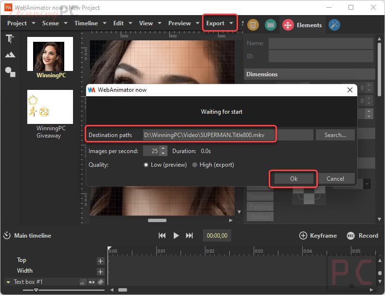Export Webanimator Now Export Webanimator Now