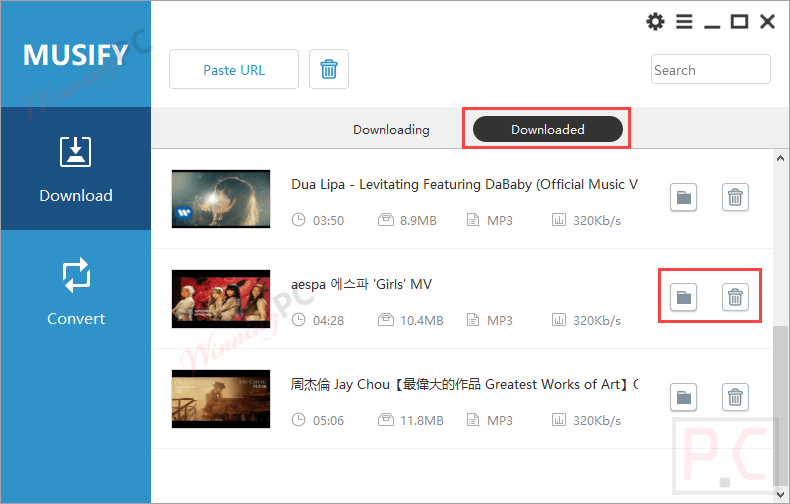 Musify Music Downloader Downloaded Videos