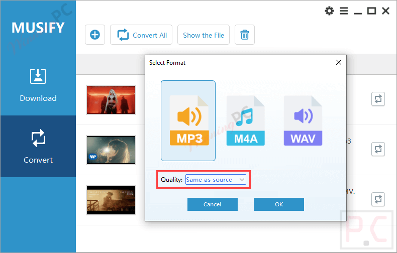 Musify Music Downloader Format Converter