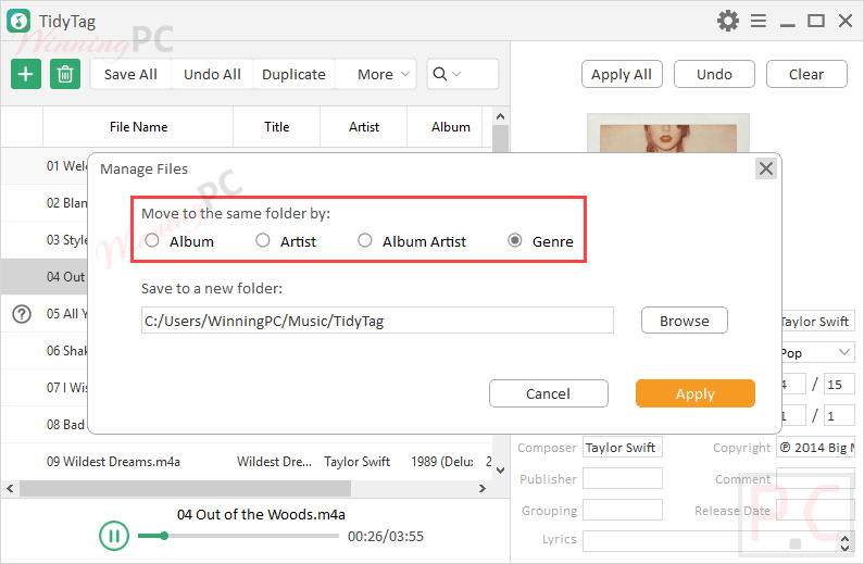 Tidytag Music Tag Editor Manage Files Tidytag Music Tag Editor Manage Files