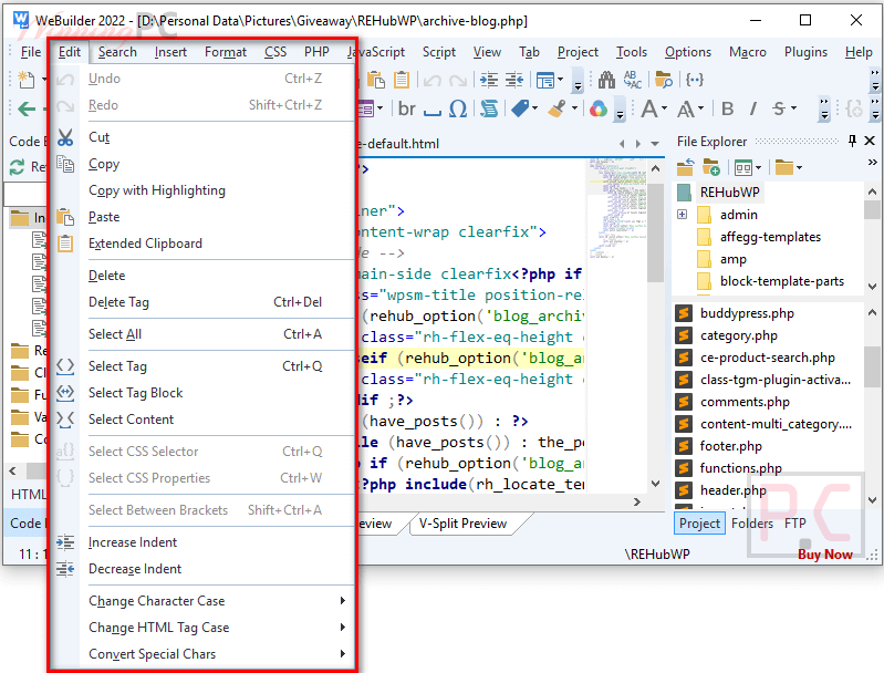 Edit Blumentals Webuilder Edit Blumentals Webuilder