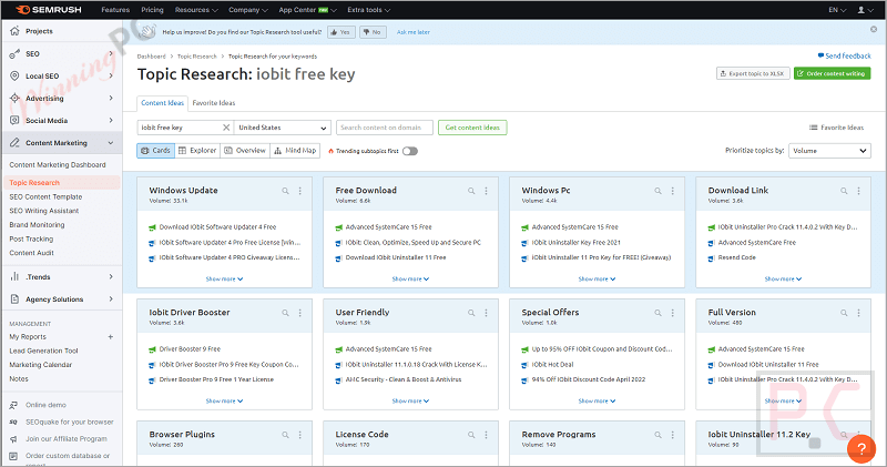 Semrush Content Marketing Keyword Research Semrush Content Marketing Keyword Research